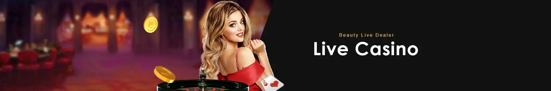 57V live casino table with real dealers
